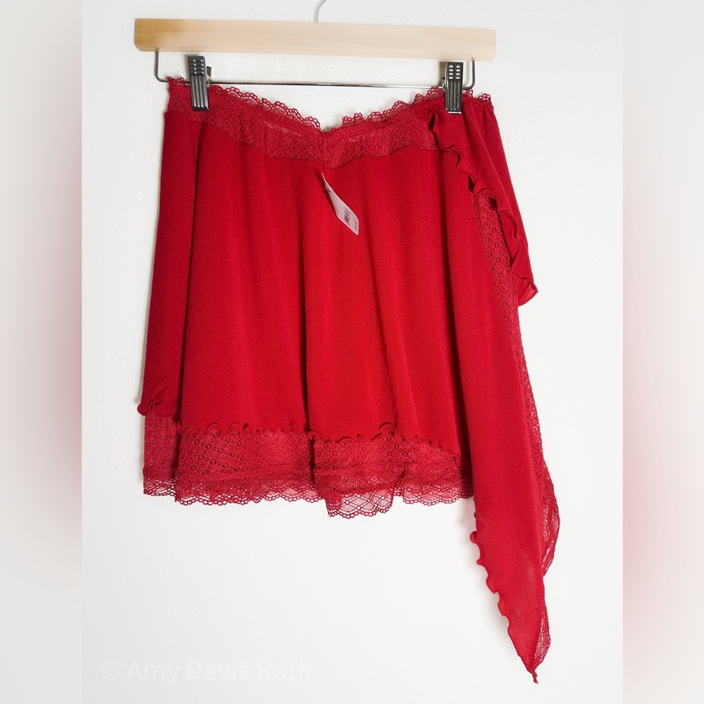 Free People Keep You Around Convertible Tank Mini in Cherry Red size Small NWT